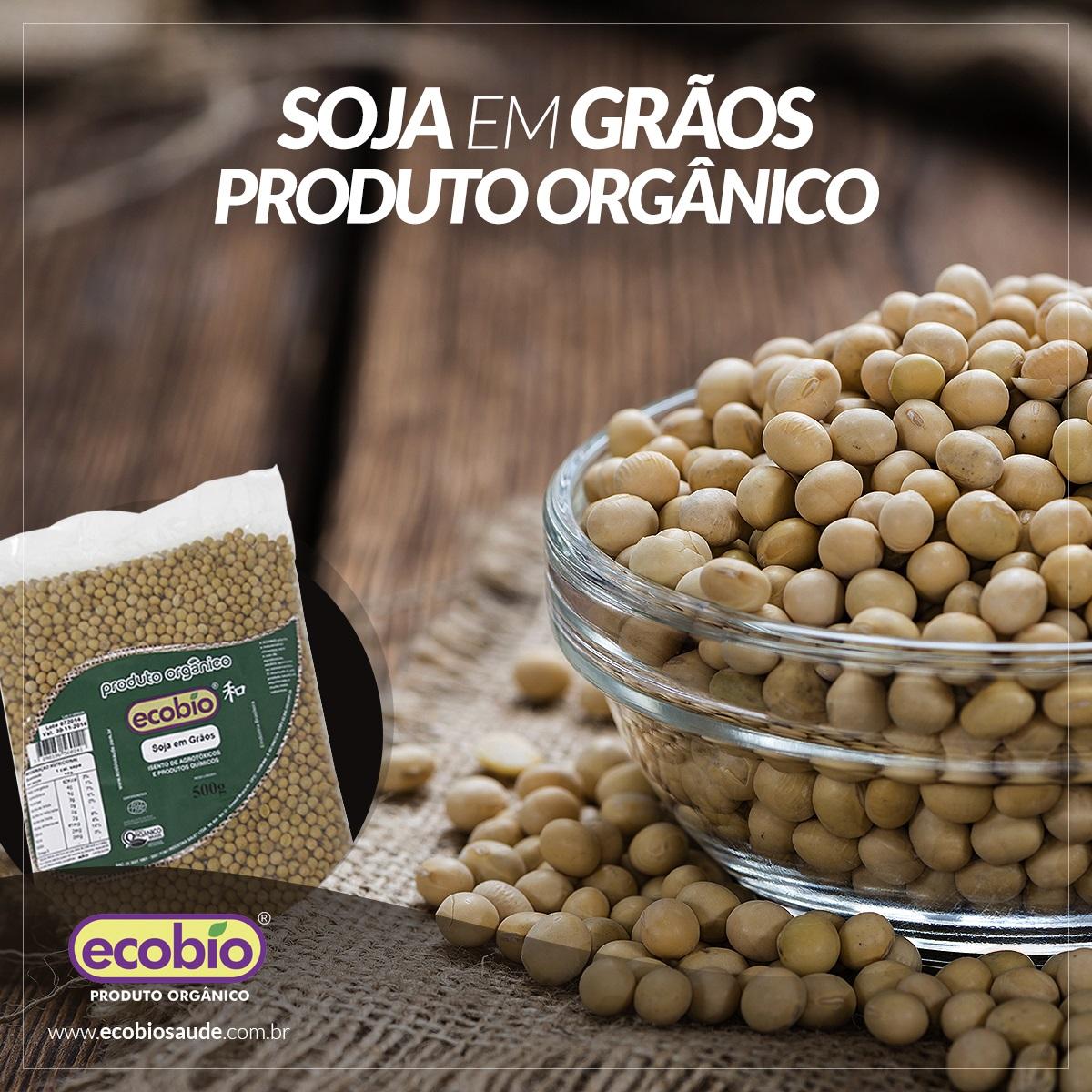 Soja em Grãos - Produto Orgânico